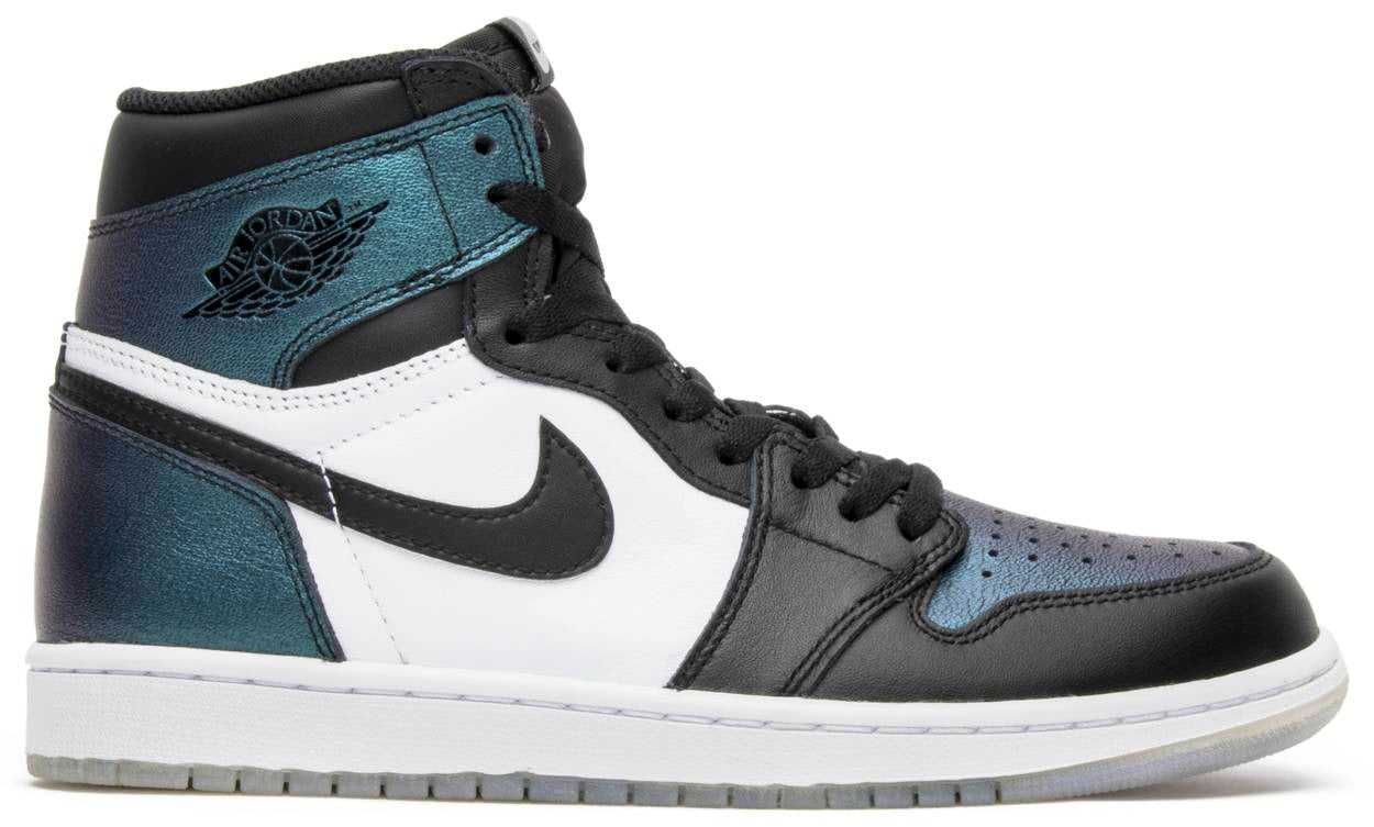 Metallic Silver Air Jordan 1 Retro High OG All Star Chameleon