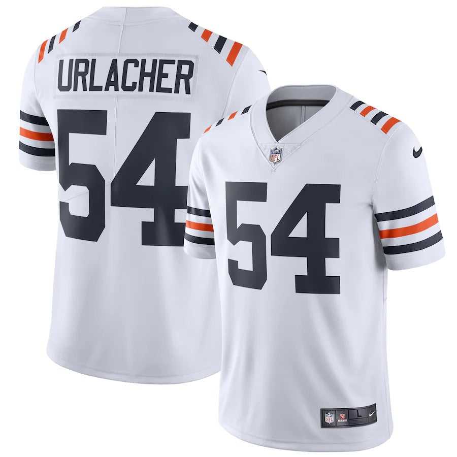 Men's Chicago Bears Brian Urlacher Nike White 2019 Alternate Classic Retired Player Limited Jersey