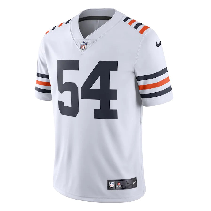 Men's Chicago Bears Brian Urlacher Nike White 2019 Alternate Classic Retired Player Limited Jersey