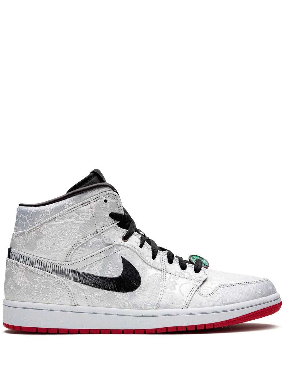 Air Jordan 1 Mid fearless Edison Chen - clot silk