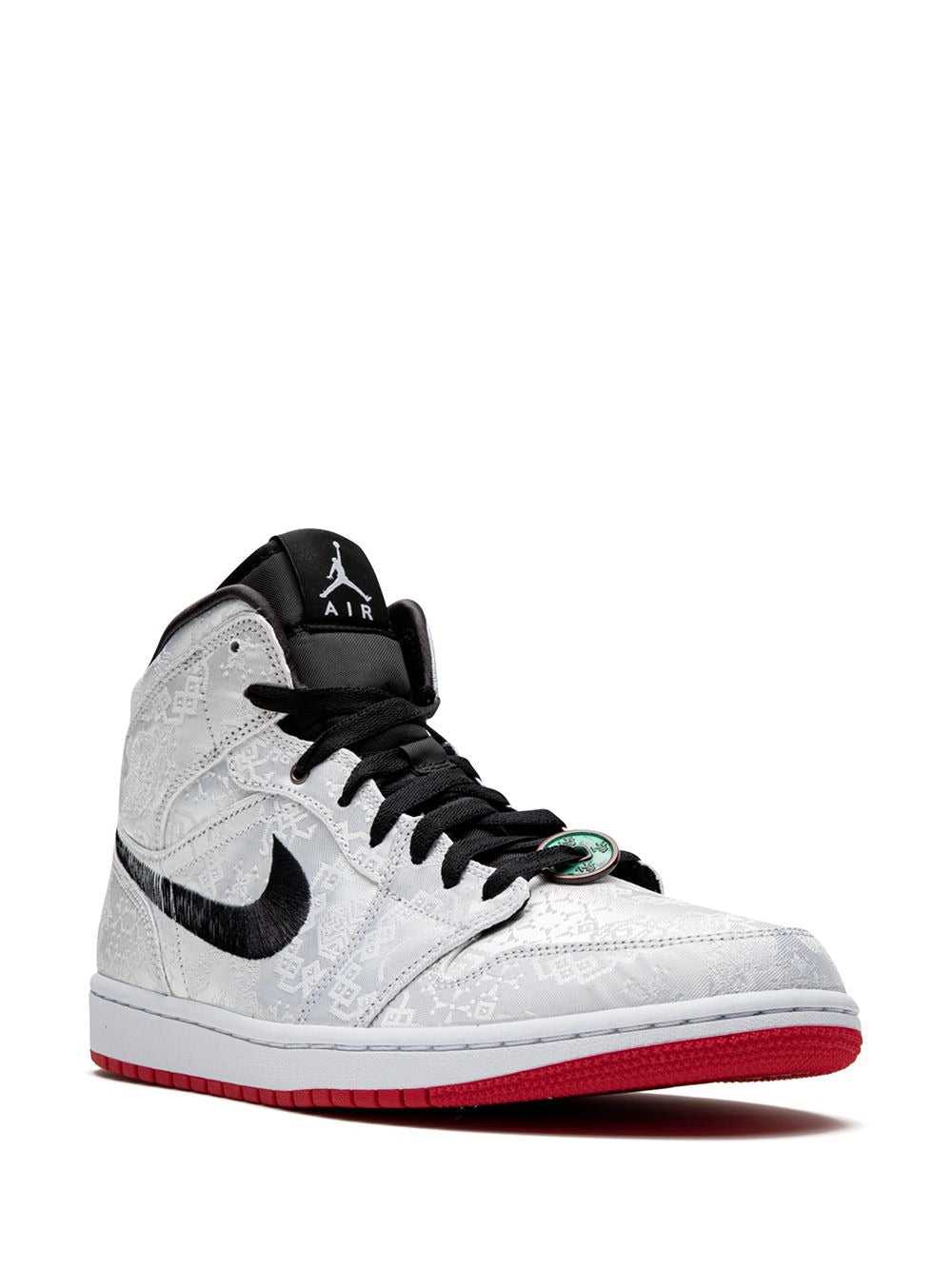 Air Jordan 1 Mid fearless Edison Chen - clot silk