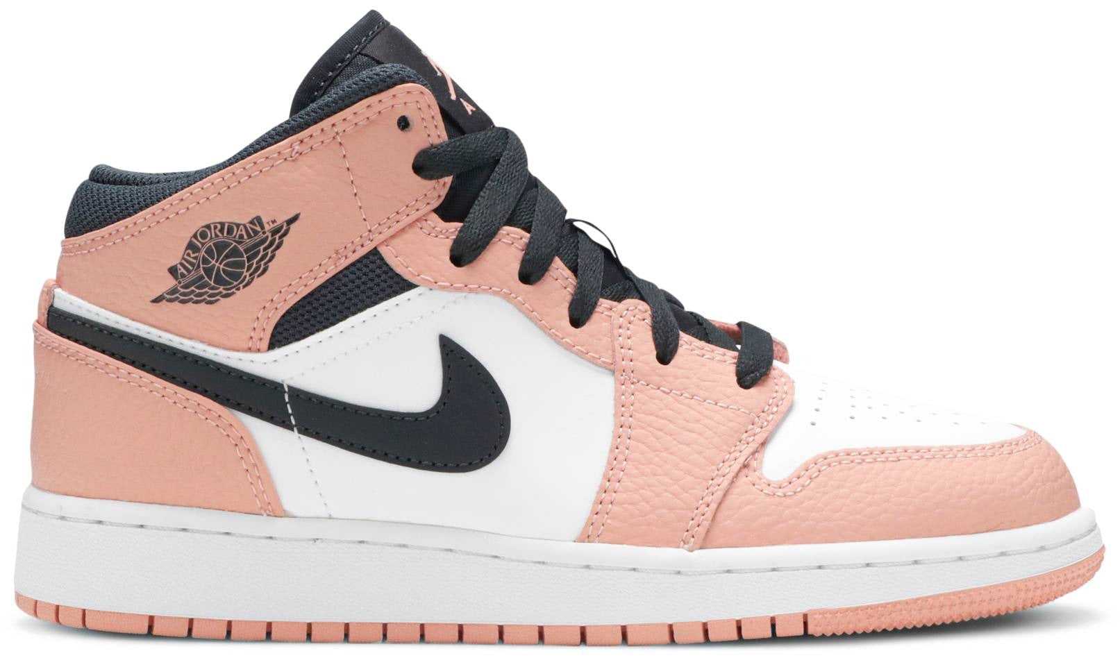 Air Jordan 1 Mid GS 'Pink Quartz'