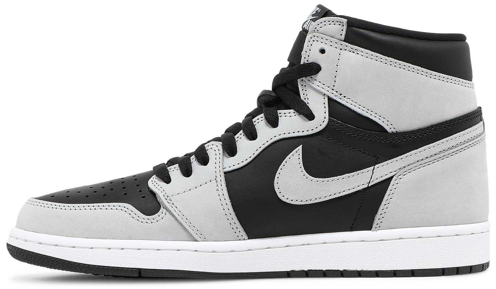 Air Jordan 1 High OG Shadow 2.0 Black Light Smoke Grey White