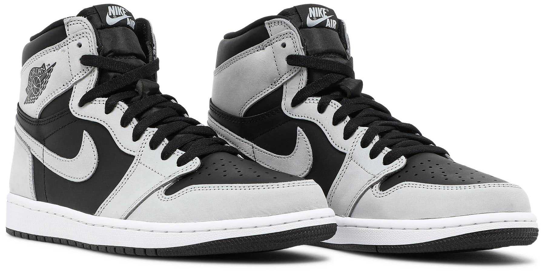 Air Jordan 1 High OG Shadow 2.0 Black Light Smoke Grey White