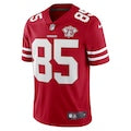 Men's San Francisco 49ers George Kittle Nike Scarlet 75th Anniversary Vapor Limited Jersey