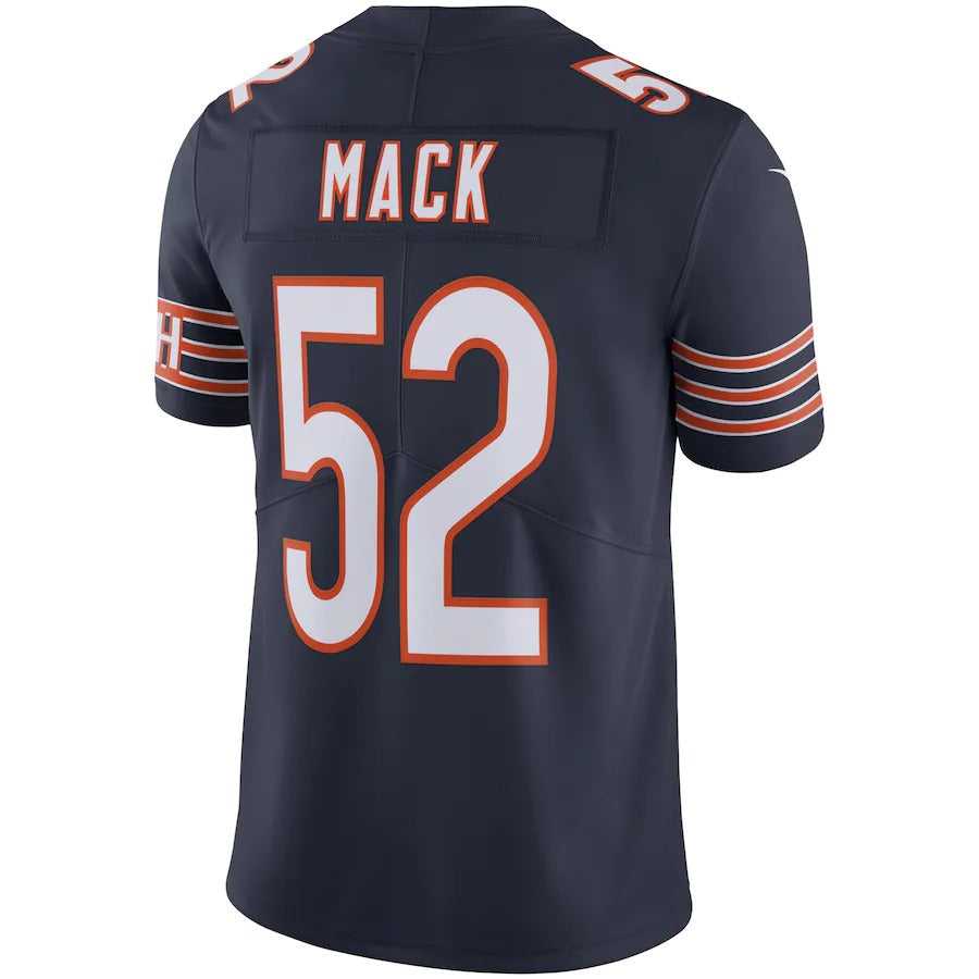 Men's Chicago Bears Khalil Mack Nike Navy Vapor Limited Jersey