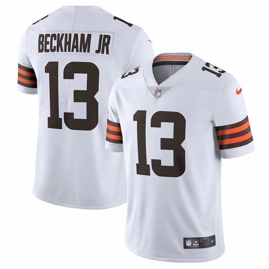 Men's Cleveland Browns Odell Beckham Jr. Nike Brown Vapor Limited Player Jersey