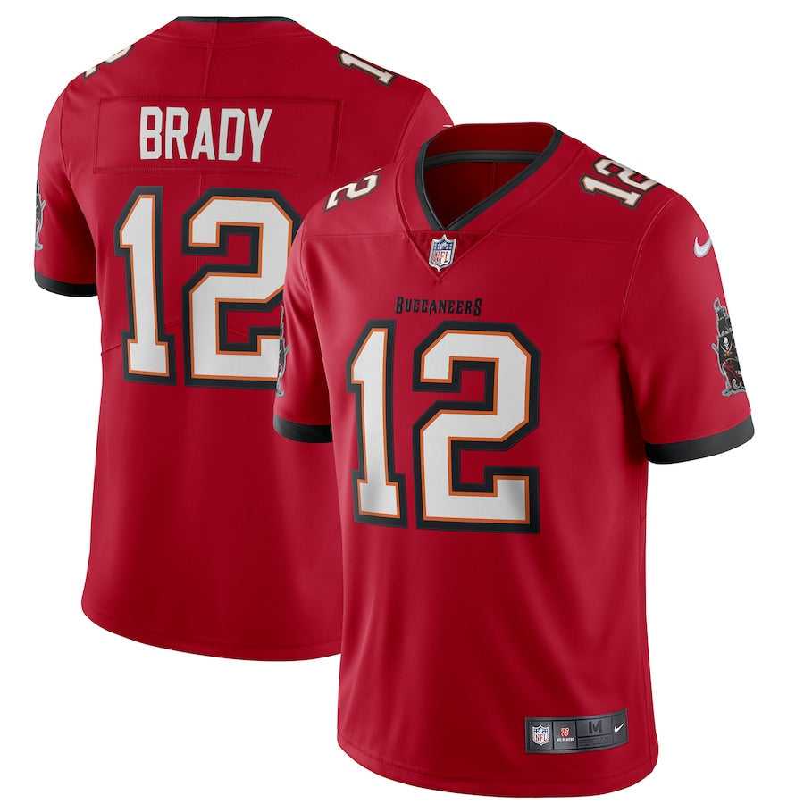 Men's Tampa Bay Buccaneers Tom Brady Nike Pewter Alternate Vapor Limited Jersey