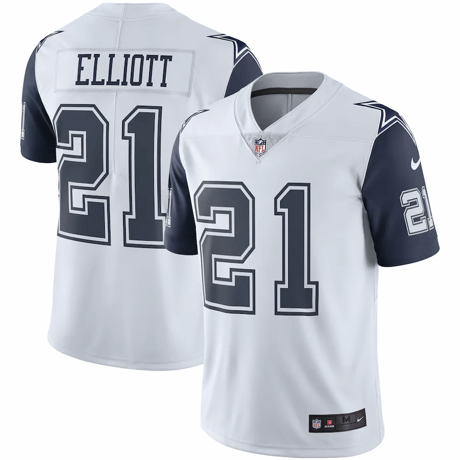 Men's Dallas Cowboys Ezekiel Elliott Nike Navy Alternate Vapor Limited Jersey