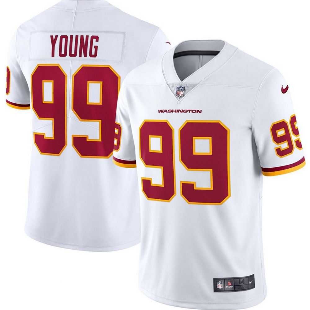 Men's Washington Football Team Chase Young Nike Burgundy Vapor Limited Jersey
