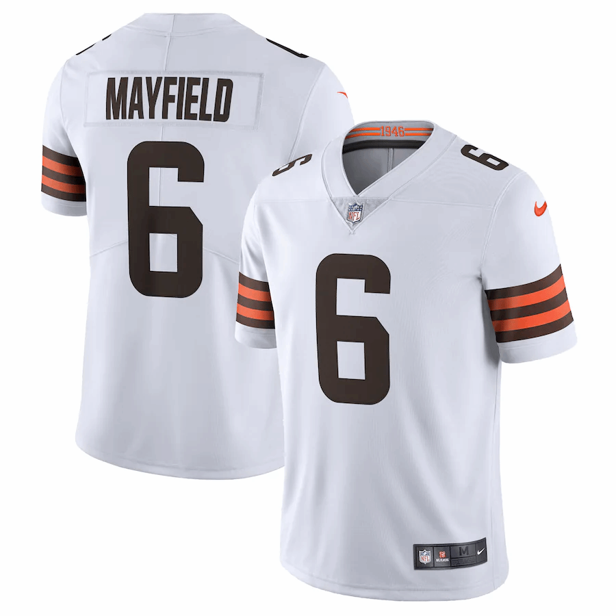 Men's Cleveland Browns Baker Mayfield Nike Brown Vapor Limited Player Jersey