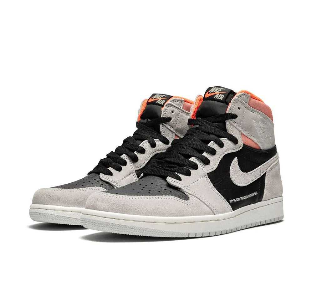 Nike Air Jordan 1 Retro High OG Neutral Grey Hyper Crimson