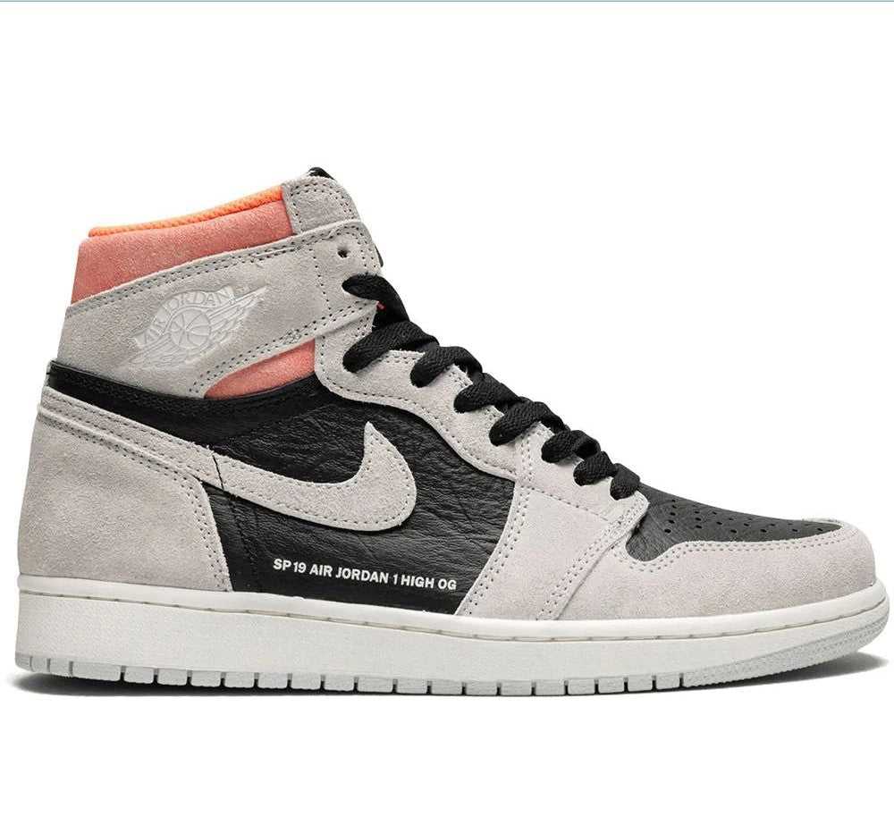 Nike Air Jordan 1 Retro High OG Neutral Grey Hyper Crimson