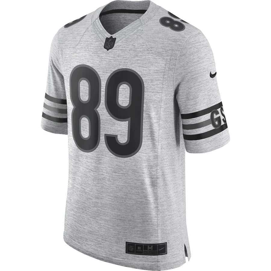Men's Chicago Bears Mike Ditka Nike Gray Retired Gridiron Gray II Limited Jersey