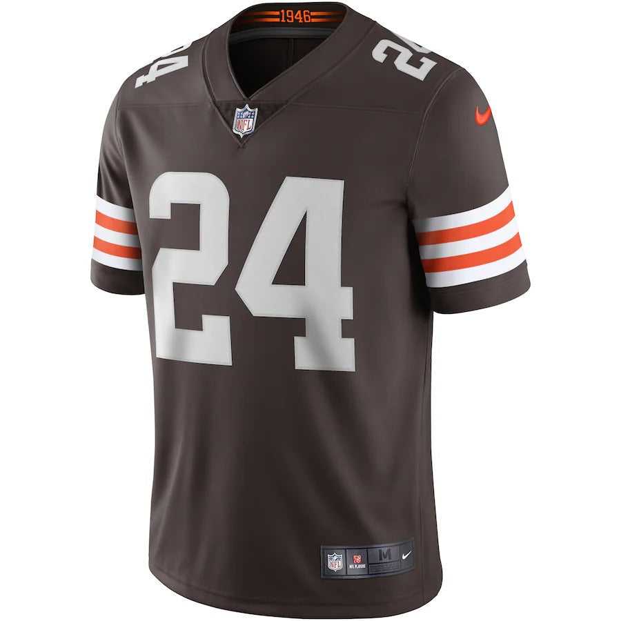 Men's Cleveland Browns Nick Chubb Nike Brown Vapor Limited Jersey
