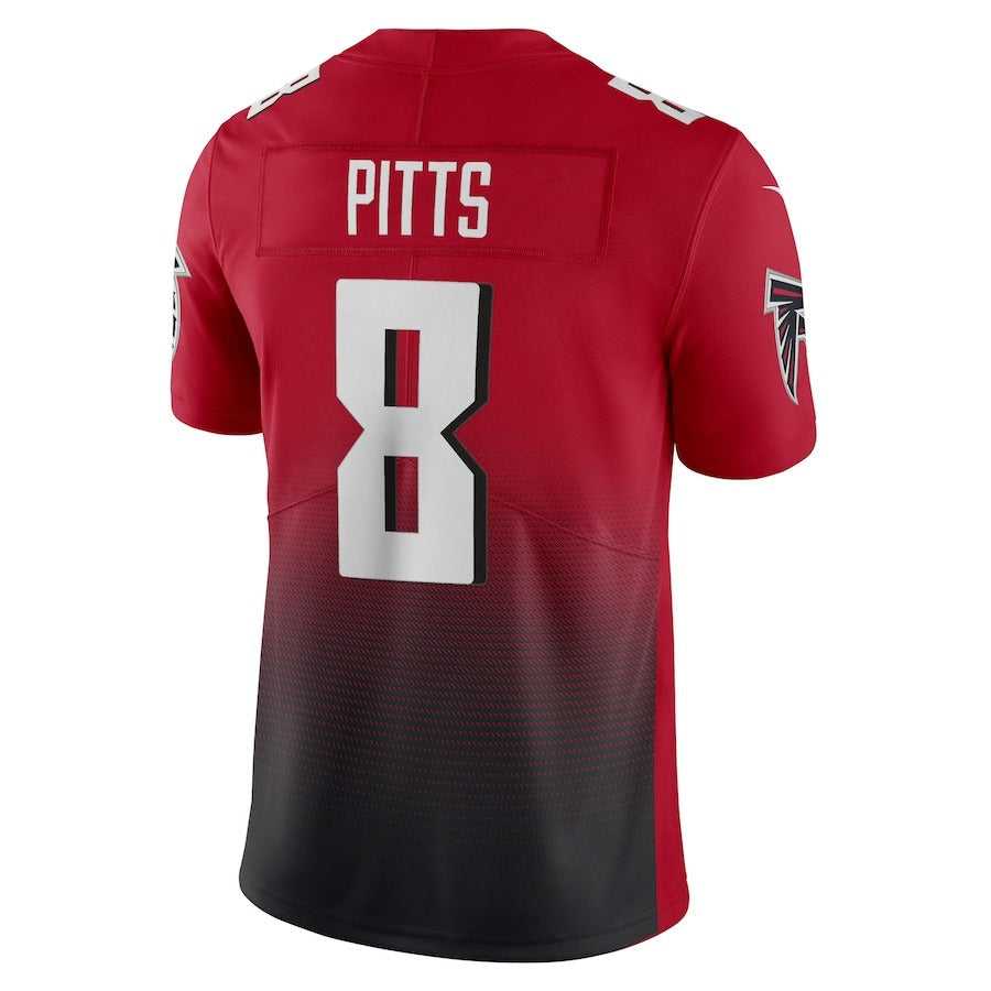 Men's Atlanta Falcons Kyle Pitts Nike Red Alternate 2 Vapor Limited Jersey