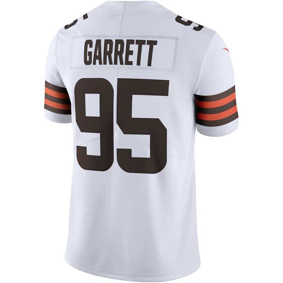 Men's Cleveland Browns Myles Garrett Nike White Vapor Limited Jersey