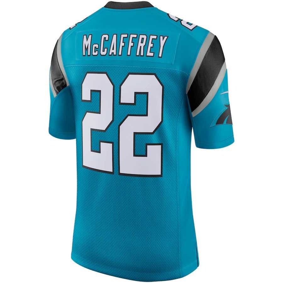Men's Carolina Panthers Christian McCaffrey Nike Blue Classic Limited Player Jersey