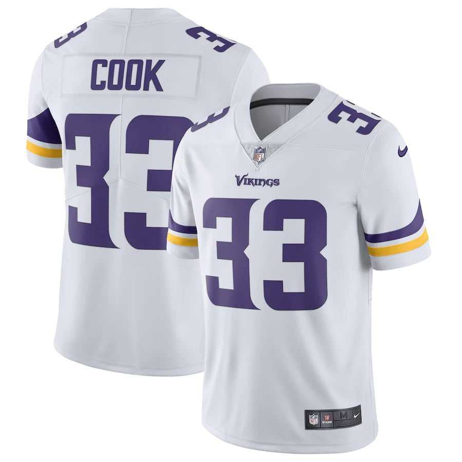 Men's Minnesota Vikings Dalvin Cook Nike White Vapor Untouchable Limited Jersey