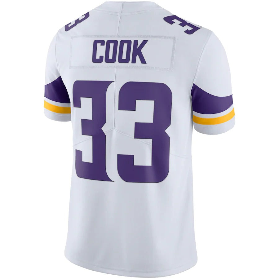 Men's Minnesota Vikings Dalvin Cook Nike White Vapor Untouchable Limited Jersey
