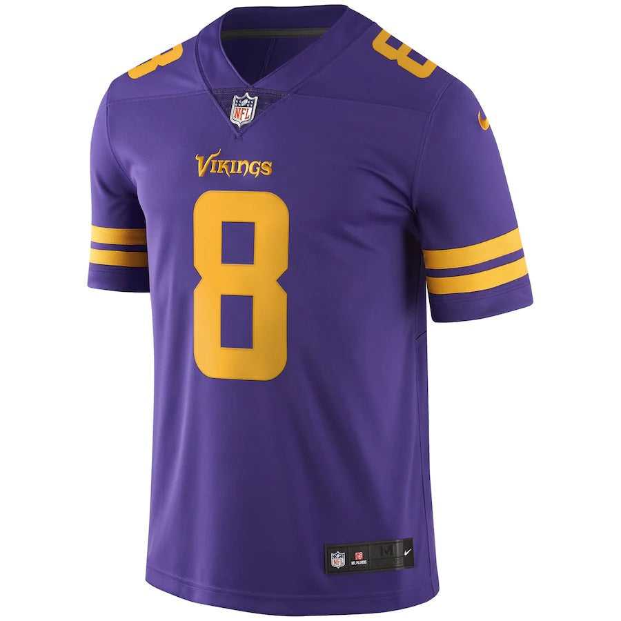 Men's Minnesota Vikings Kirk Cousins Nike Purple Color Rush Vapor Untouchable Limited Jersey