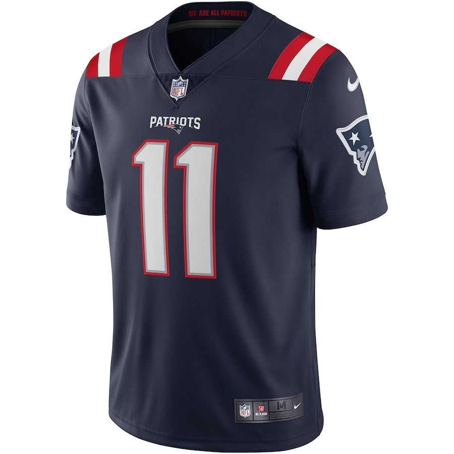 Men's New England Patriots Julian Edelman Nike Navy Vapor Limited Jersey