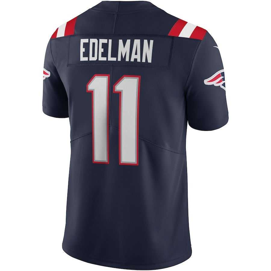 Men's New England Patriots Julian Edelman Nike Navy Vapor Limited Jersey