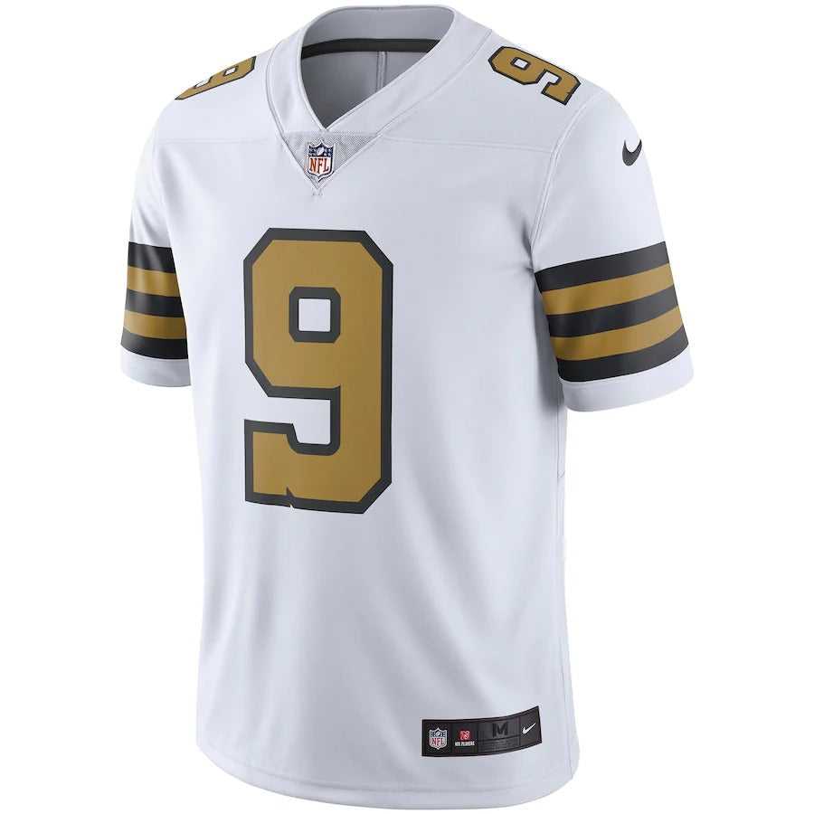 Men's New Orleans Saints Drew Brees Nike White Vapor Untouchable Color Rush Limited Player Jersey