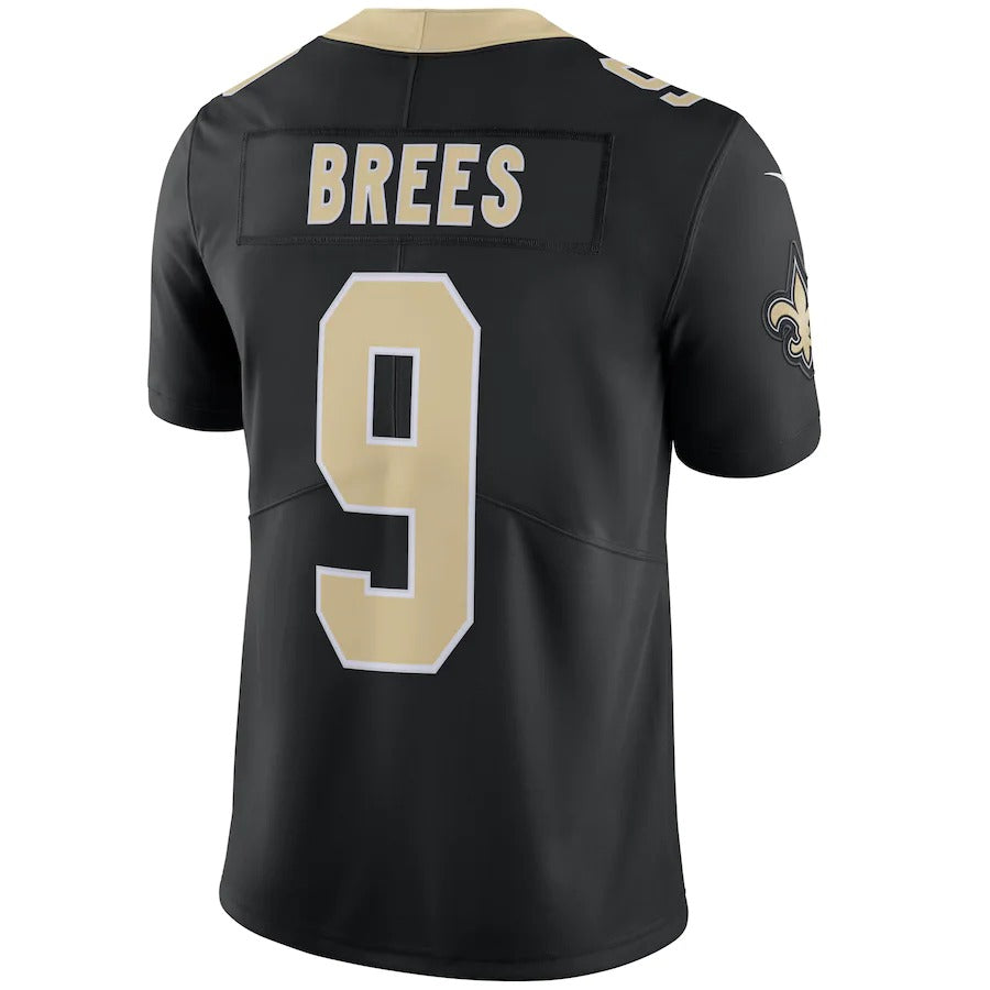 Men's New Orleans Saints Drew Brees Nike Black Vapor Untouchable Limited Player Jersey
