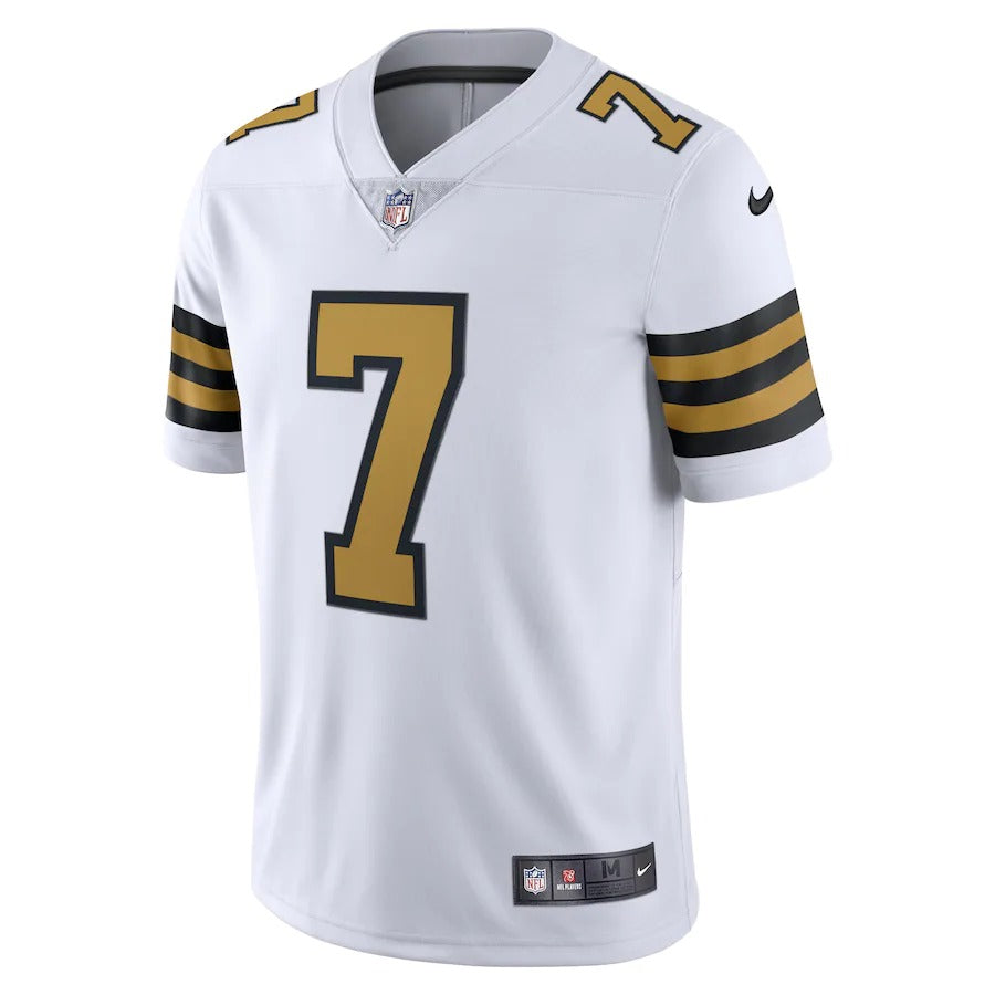 Men's New Orleans Saints Taysom Hill Nike White Alternate Vapor Limited Jersey