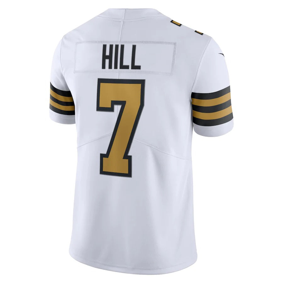 Men's New Orleans Saints Taysom Hill Nike White Alternate Vapor Limited Jersey