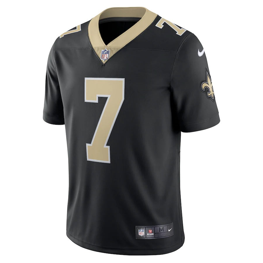 Men's New Orleans Saints Taysom Hill Nike Black Vapor Limited Jersey