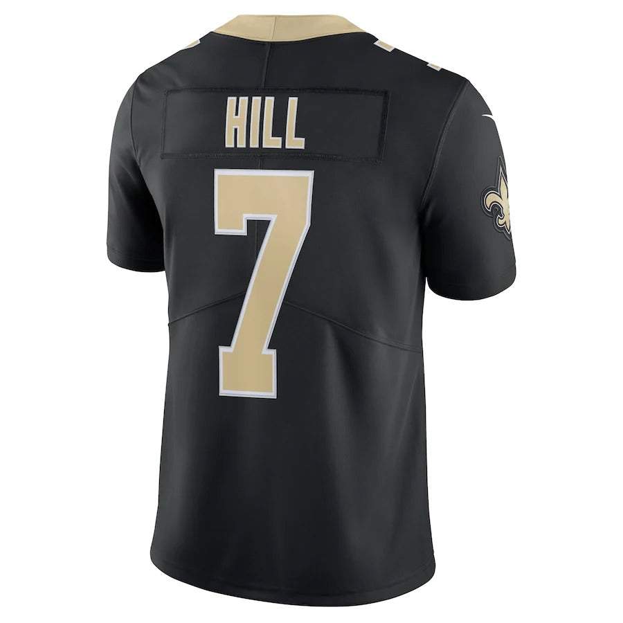 Men's New Orleans Saints Taysom Hill Nike Black Vapor Limited Jersey