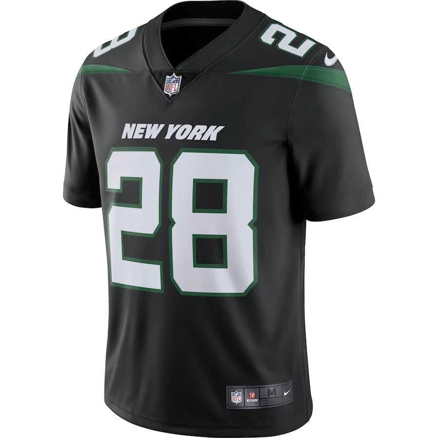 Men's New York Jets Curtis Martin Nike Stealth Black Retired Player Limited Team Jersey