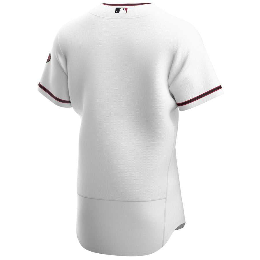 Men's Arizona Diamondbacks Nike White/Crimson Home Authentic Team Jersey