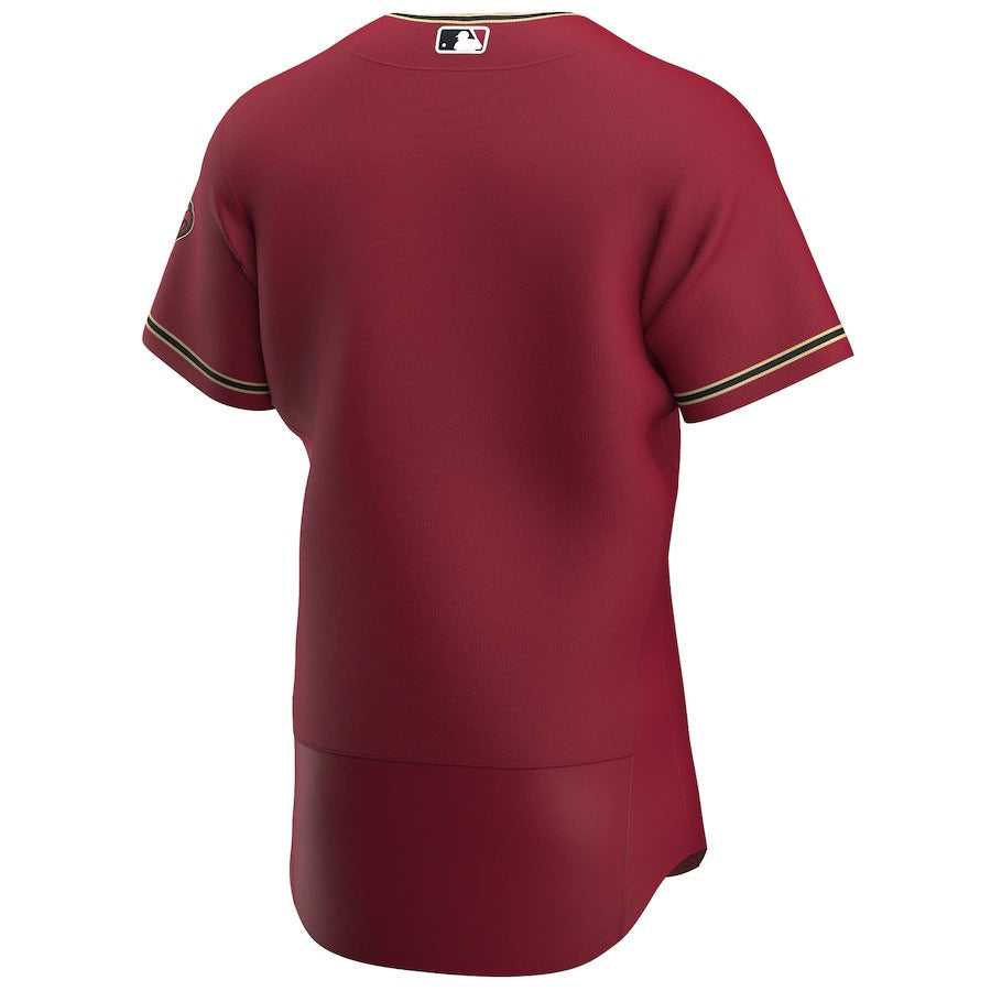 Men's Arizona Diamondbacks Nike Crimson Alternate Authentic Team Jersey
