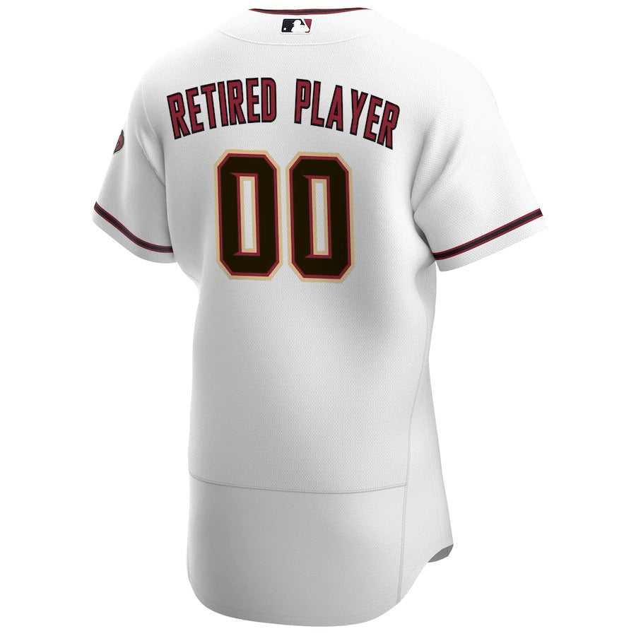 Men's Arizona Diamondbacks Nike White Home Pick-A-Player Retired Roster Authentic Jersey