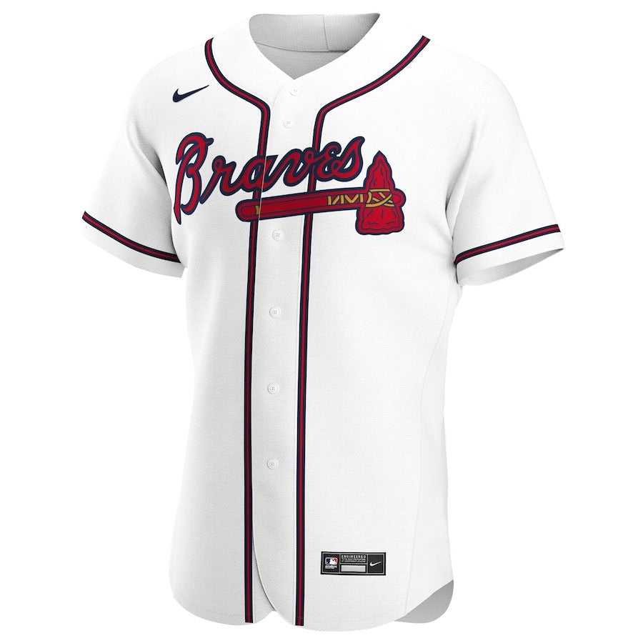 Men's Atlanta Braves Nike White Home Pick-A-Player Retired Roster Authentic Jersey