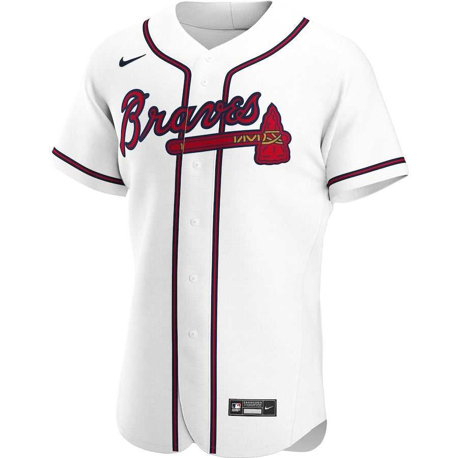 Men's Atlanta Braves Cole Hamels Nike White Home Authentic Player Jersey
