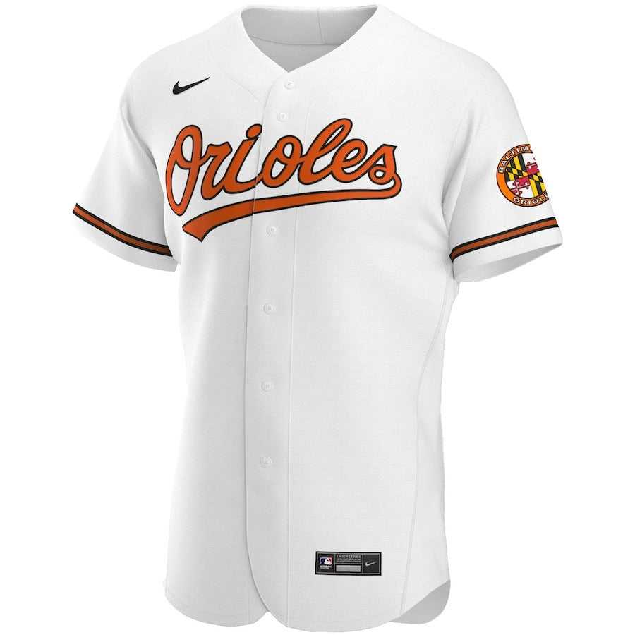 Men's Baltimore Orioles Nike White Home Authentic Team Jersey