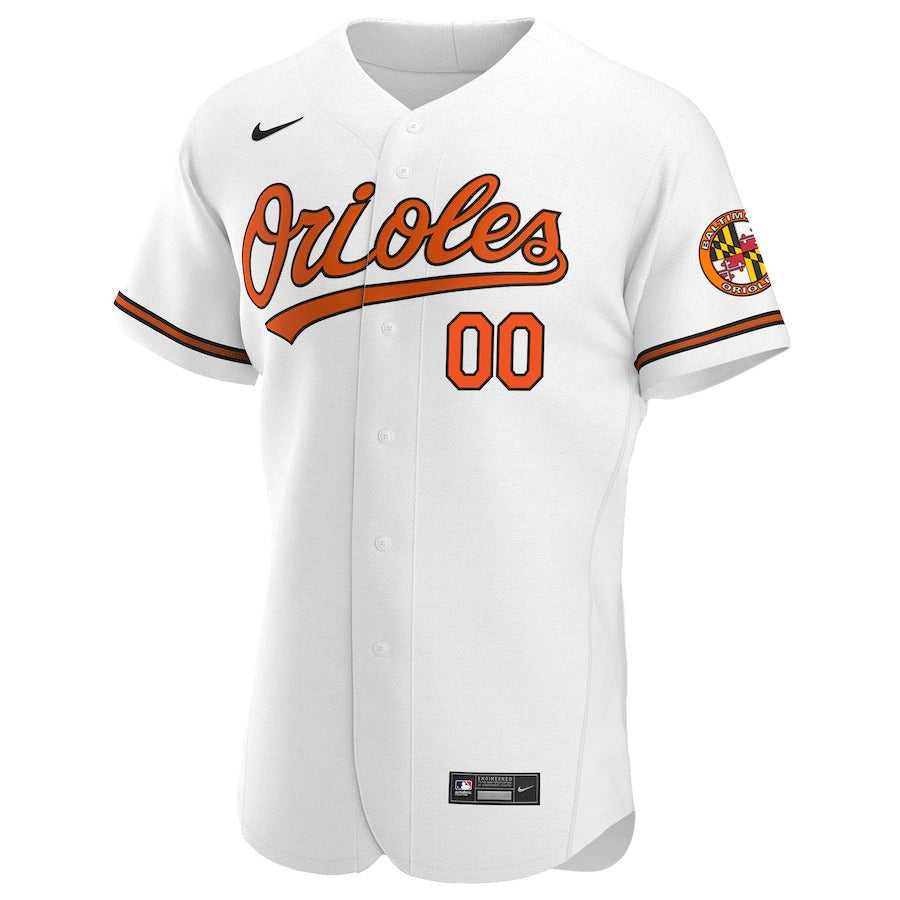 Men's Baltimore Orioles Nike White Home Pick-A-Player Retired Roster Authentic Jersey