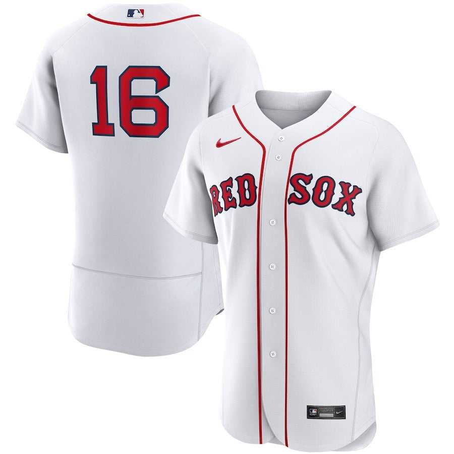 Men's Boston Red Sox Andrew Benintendi Nike White Home Authentic Player Jersey