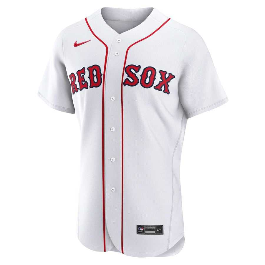 Men's Boston Red Sox Nike White Home Authentic Team Jersey