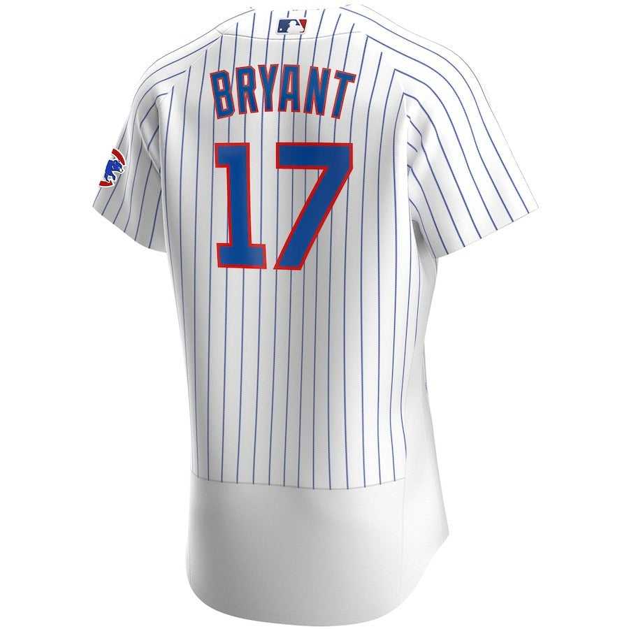 Men's Chicago Cubs Kris Bryant Nike White Home Authentic Player Jersey
