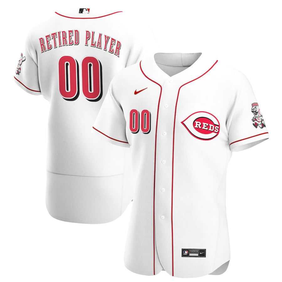 Men's Cincinnati Reds Nike White Home Pick-A-Player Retired Roster Authentic Jersey