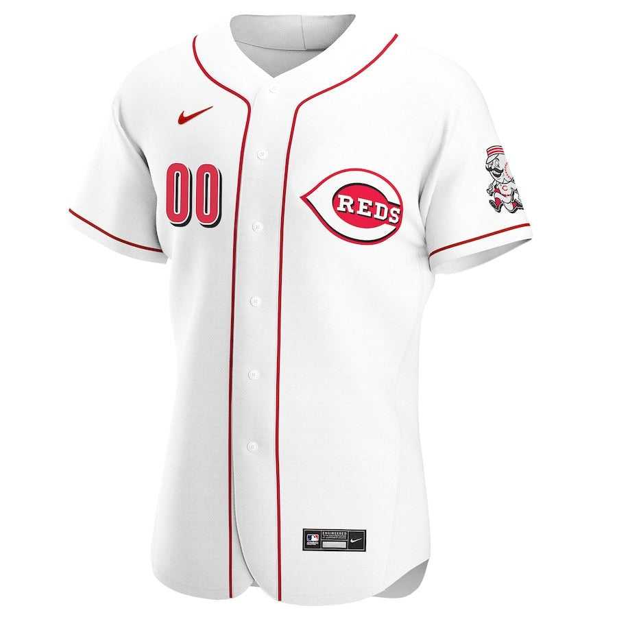 Men's Cincinnati Reds Nike White Home Pick-A-Player Retired Roster Authentic Jersey