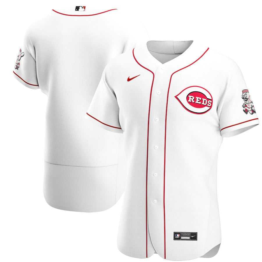 Men's Cincinnati Reds Mike Moustakas Nike White Home Authentic Player Jersey