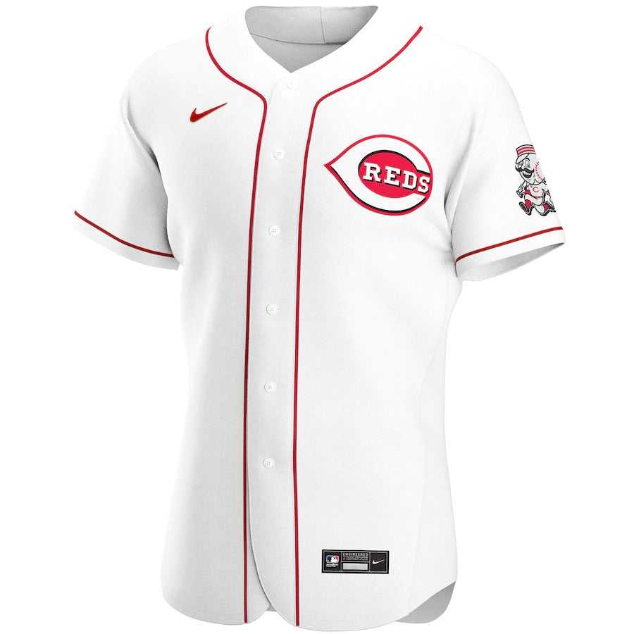 Men's Cincinnati Reds Mike Moustakas Nike White Home Authentic Player Jersey