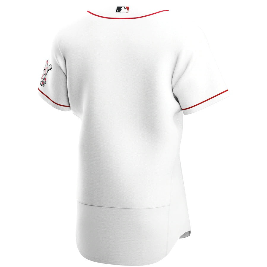 Men's Cincinnati Reds Mike Moustakas Nike White Home Authentic Player Jersey