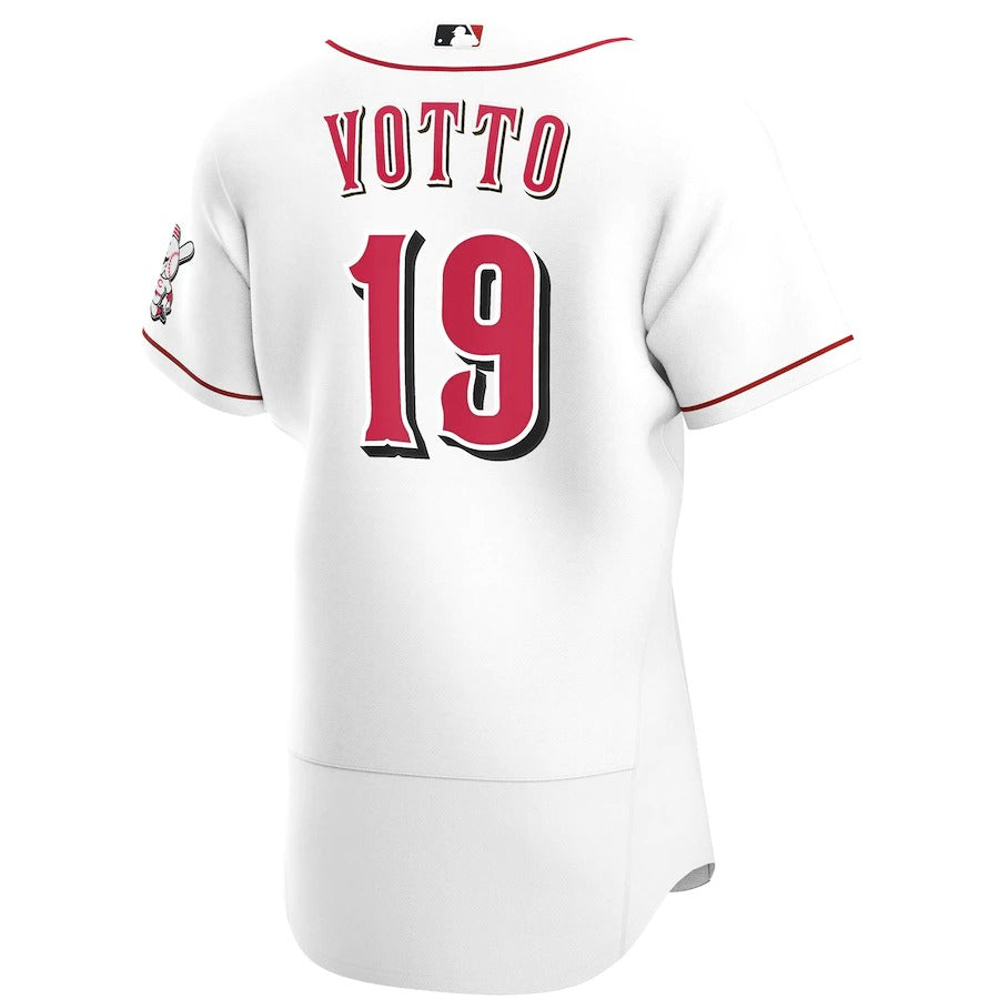 Men's Cincinnati Reds Joey Votto Nike White Home Authentic Player Jersey